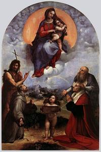 Raphael (Raffaello Sanzio Da Urbino) - The Madonna of Foligno