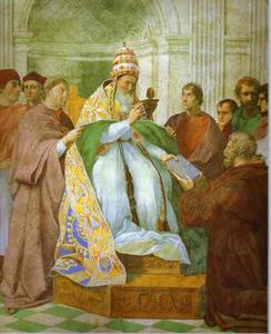Raphael (Raffaello Sanzio Da Urbino) - Gregory IX Approving the Decretals