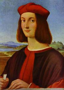 Raphael (Raffaello Sanzio Da Urbino) - Portrait of a Young Man