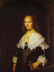 Rembrandt Van Rijn - Portrait of Maria Trip