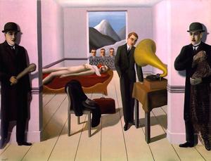 Rene Magritte - The Threatened Murderer