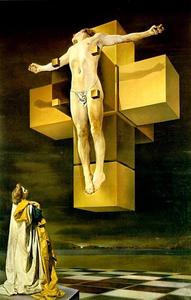 Salvador Dali - Crucifixion (Hypercubic Body)