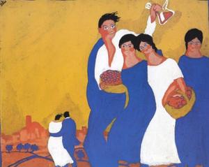 Salvador Dali - Poster Fieres i Festes de la Santa Creu, 1921