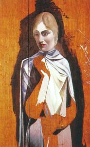 Salvador Dali - Portrait of a Woman, (unfinished), 1926