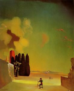 Salvador Dali - Enigmatic Elements in the Landscape, 1934