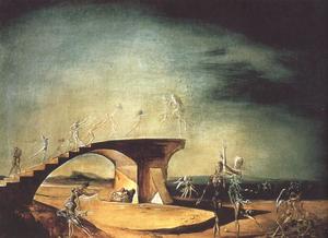 Salvador Dali - The Broken Bridge and the Dream, 1945