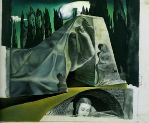 Salvador Dali - Study for a Backdrop, circa 1950