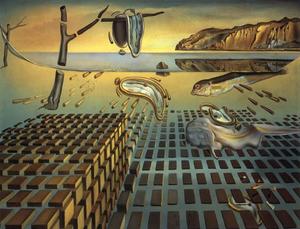  Paintings Reproductions The Disintegration of Persistence of Memory, 1952-54 by Salvador Dali (Inspired By) (1904-1989, Spain) | WahooArt.com