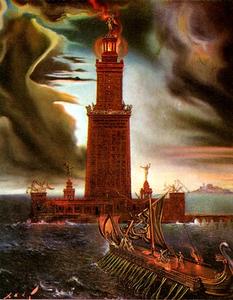 Salvador Dali - The Lighthouse at Alexandria, 1954