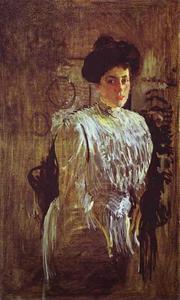 Valentin Alexandrovich Serov - Portrait of Margarita Morozova