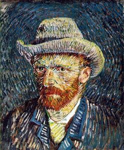 Vincent Van Gogh - Self-Portrait with Felt Hat [Winter 1887