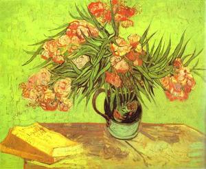 Vincent Van Gogh - Majolica Jar with Branches of Oleander
