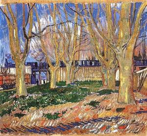 Vincent Van Gogh - Avenue of Plane Trees near Arles Station