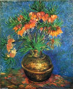 Vincent Van Gogh - Fritillaries in a Copper Vase