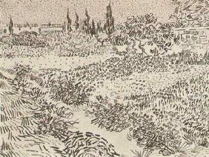 Vincent Van Gogh - Garden with Flowers 2