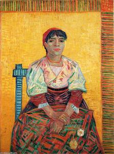 Vincent Van Gogh - Italian Woman (Agostina Segatori)