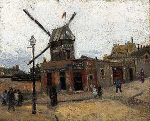 Buy Museum Art Reproductions Le Moulin de la Galette, 1886 by Vincent Van Gogh (1853-1890, Netherlands) | WahooArt.com