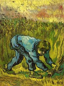 Vincent Van Gogh - Reaper with Sickle (after Millet)