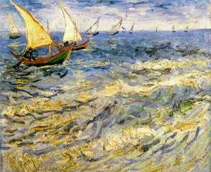 Vincent Van Gogh - Seascape at Saintes-Maries 2