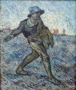 Vincent Van Gogh - Sower, The after Millet 2