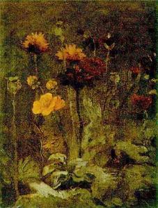 Vincent Van Gogh - Still Life with Scabiosa and Ranunculus