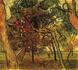 Vincent Van Gogh - Study of Pine Trees