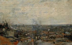 Vincent Van Gogh - View of Paris from Montmartre