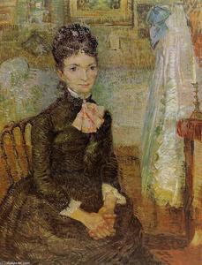 Vincent Van Gogh - Woman Sitting by a Cradle