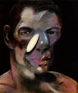 Francis Bacon - three studies for a portrait of peter board, 1975 ii left