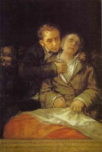 Francisco De Goya - Self-Portrait with Dr. Arrieta