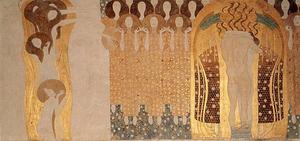 Gustave Klimt - Beethoven Frieze(detail)01