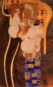 Gustave Klimt - Beethoven frieze(detail)08