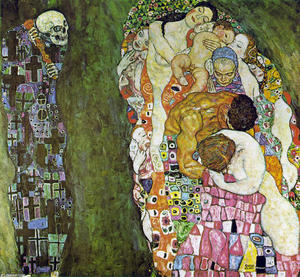 Gustave Klimt - Death and Life - (own a famous paintings reproduction)