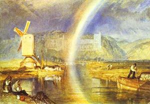 William Turner - Arundel Castle, with Rainbow