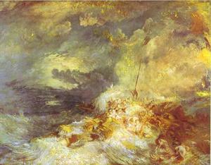 William Turner - Fire at Sea