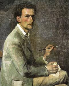 Balthus (Balthasar Klossowski) - Self-Portrait (detail)