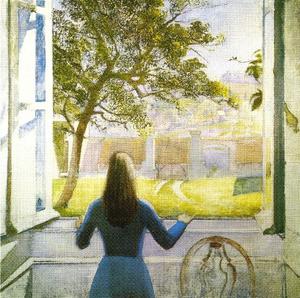 Balthus (Balthasar Klossowski) - Young Girl at the Window