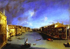 Giovanni Antonio Canal (Canaletto) - Grand Canal Viewed from Palazzo Balbi