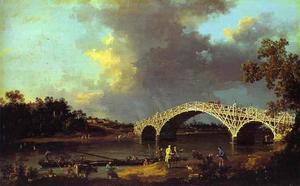 Giovanni Antonio Canal (Canaletto) - Old Walton Bridge
