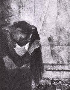 Edvard Munch - Woman Combing Her Hair