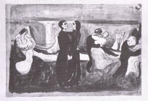 Edvard Munch - Study for the Dance of Life
