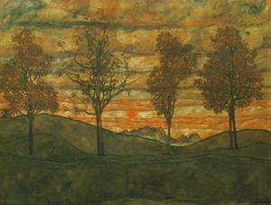Egon Schiele - schiele.four-trees