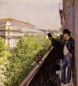 Gustave Caillebotte - A Balcony