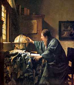 Johannes Vermeer - The Astronomer - (buy oil painting reproductions)