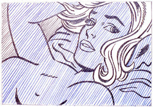 Roy Lichtenstein - Drawing for Seductive Girl