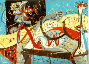 Jackson Pollock - Stenographic Figure