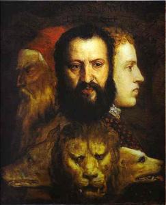 Tiziano Vecellio (Titian) - Allegory of Time Governed by Prudence