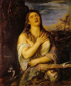 Tiziano Vecellio (Titian) - Penitent Mary Magdalen
