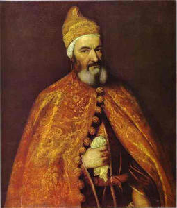 Tiziano Vecellio (Titian) - Portrait of Doge Marcantonio Trevisani