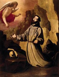 Francisco Zurbaran - St Francis of Assisi Receiving the Stigmata